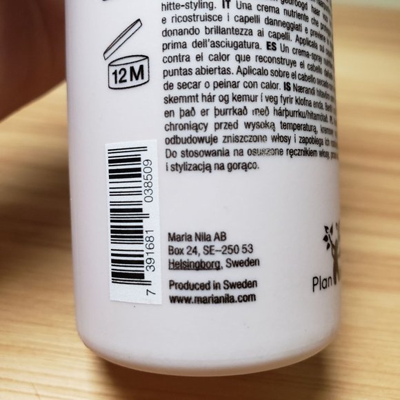 Maria Nila Cream Heat Protection Spray 100% Vegan Color Guard - Picture 4 of 8